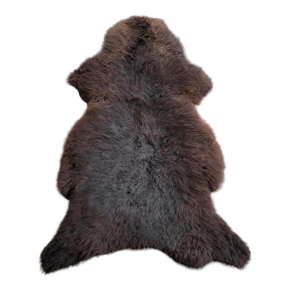 XL Brown Sheepskins 100%Genuine Sheepskin fur rug or chair throw - Picture 9 of 15